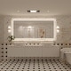 preview thumbnail 109 of 161, Large LED Bathroom mirror Tempered Glass Dimmable Anti-Fog Vanity Mirror