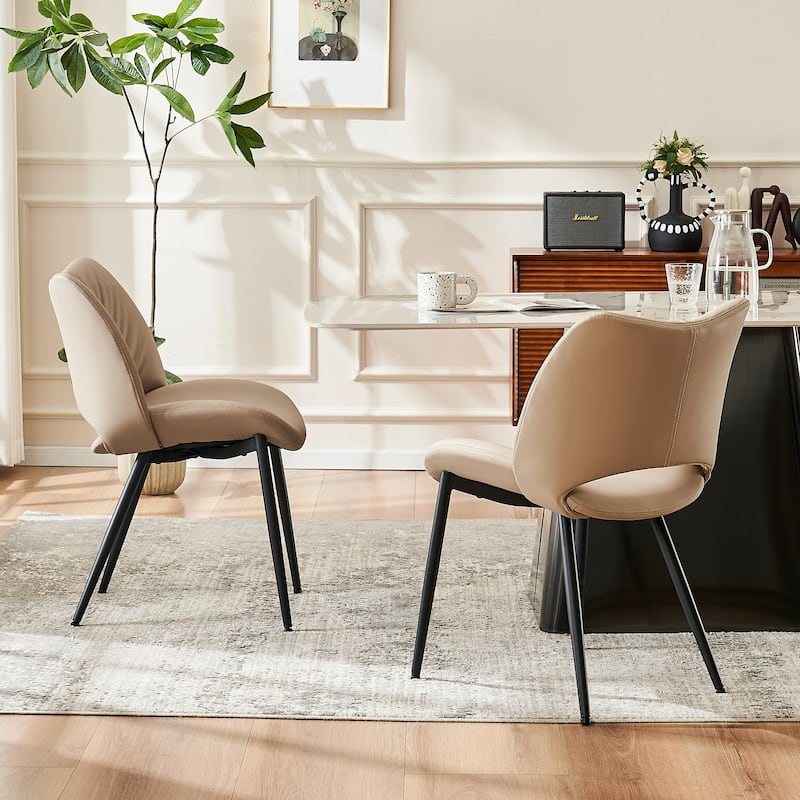Modern Dining Kitchen Chairs Set of 2 Loads up to 300lbs