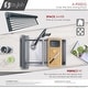 preview thumbnail 25 of 54, STYLISH Multipurpose Over Sink Roll-Up Dish Drying Rack