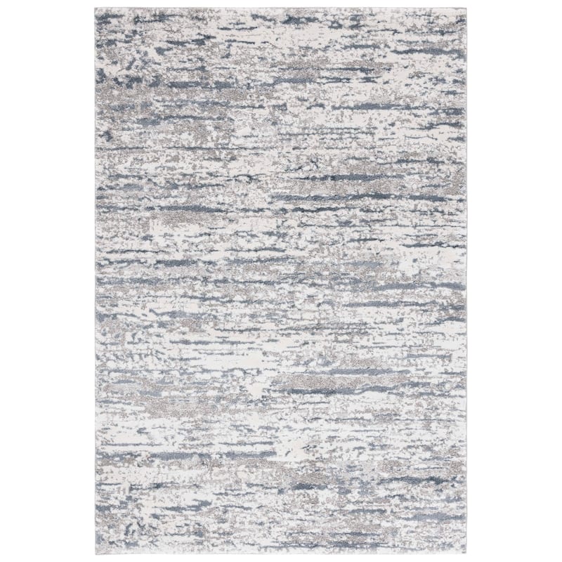 SAFAVIEH Century Iida Modern Abstract Rug - 5'3" x 7'7" - Grey/Navy - Rectangle