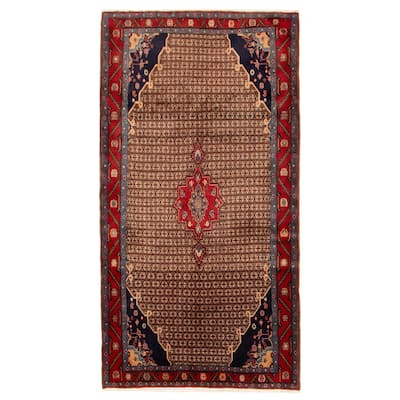 Kayseri Vintage Brown Rug 4'10" x 9'3" - 4'10 x 9'3
