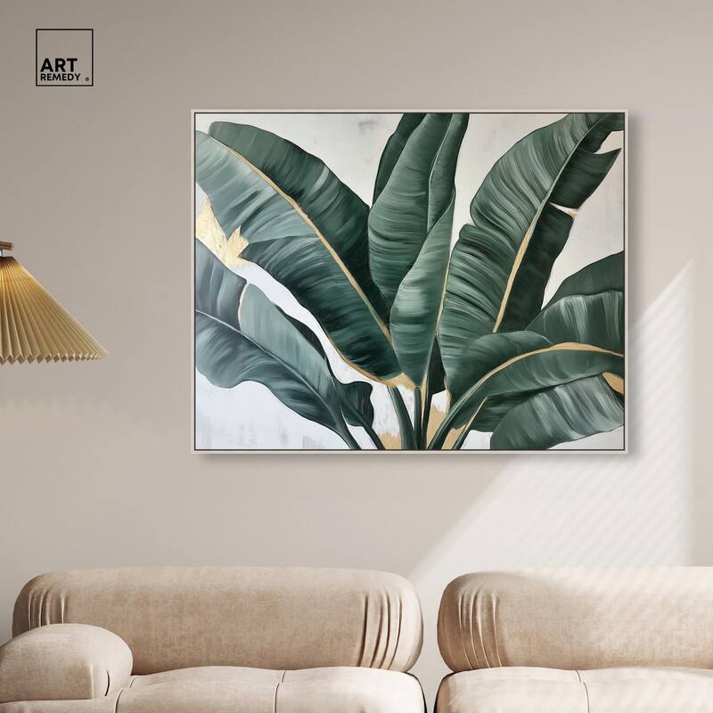 Jungle Jewel Jade II Canvas by Art Remedy