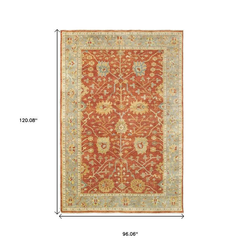 HomeRootsOriental Traditional Rectangle Area Rug