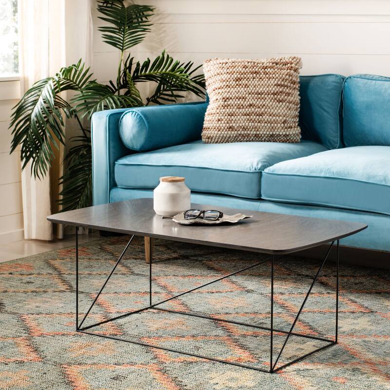 SAFAVIEH Maida Rectangle Coffee Table - 39.4" x 21.6" x 15.8" - 40" W x 22" D x 16" H - 39Wx22Dx16H