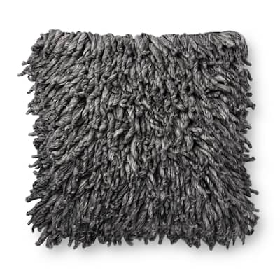 Alexander Home Mina Wool Shag Pillow