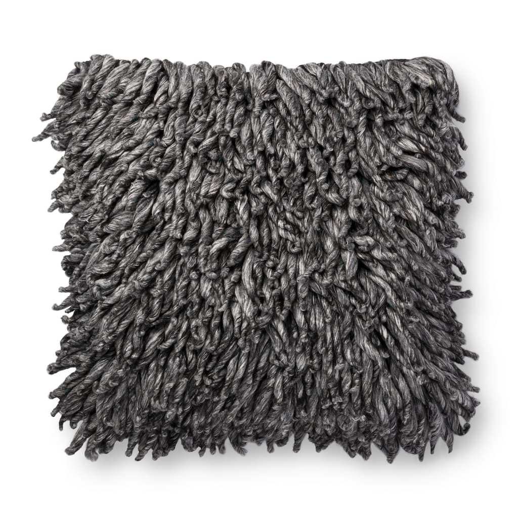 Alexander Home Mina Wool Shag Pillow