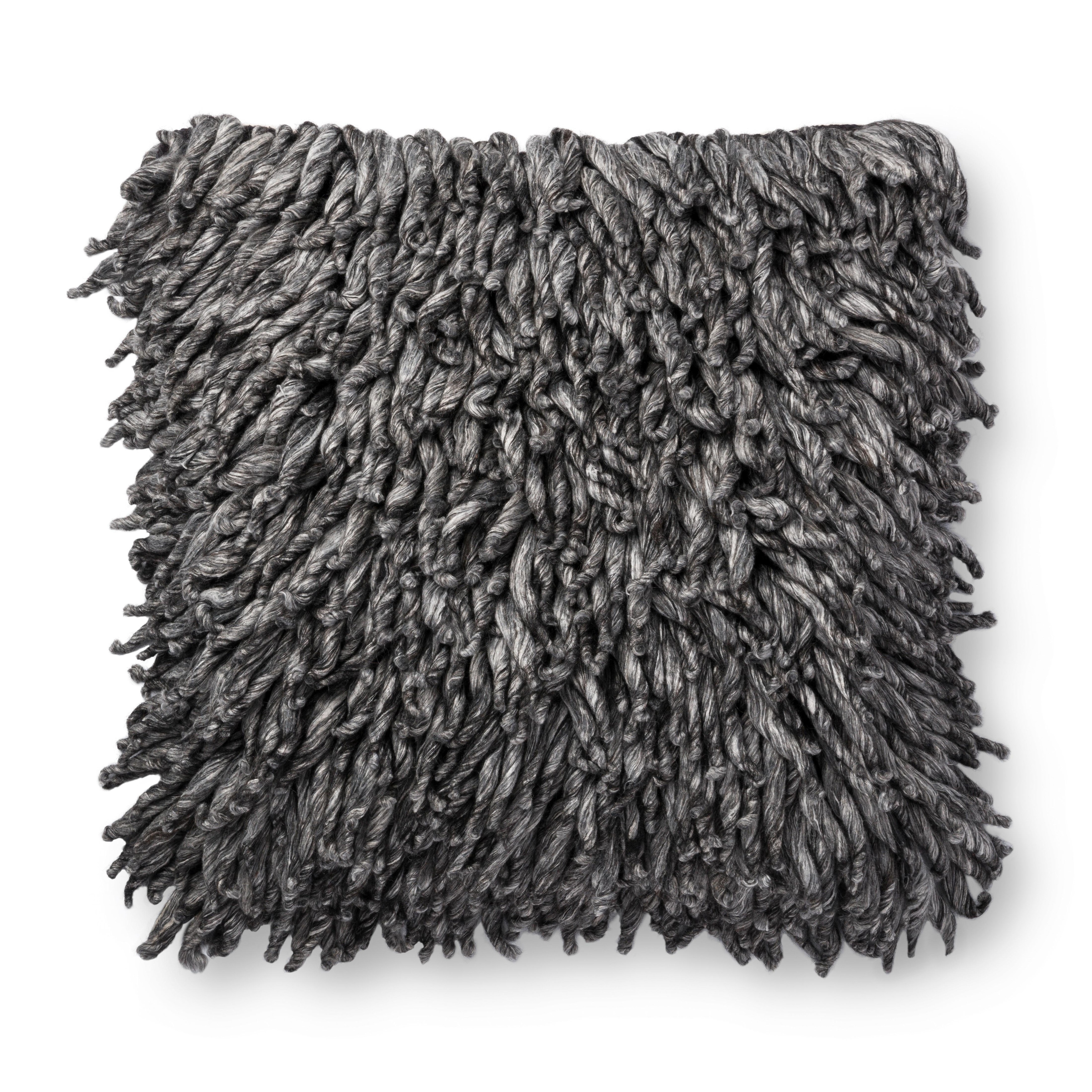 Alexander Home Mina Wool Shag Pillow