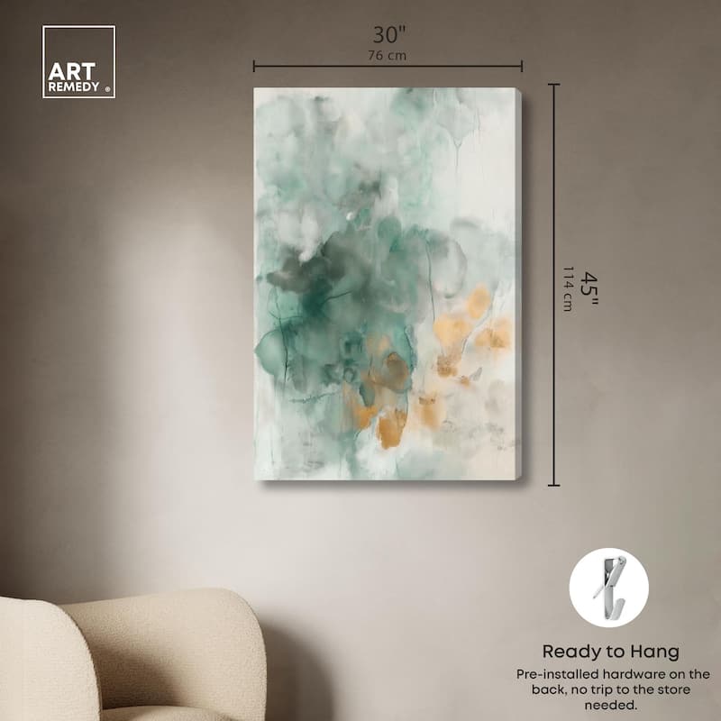 Verdant Vapors III Canvas by Art Remedy, Gallery Wrapped