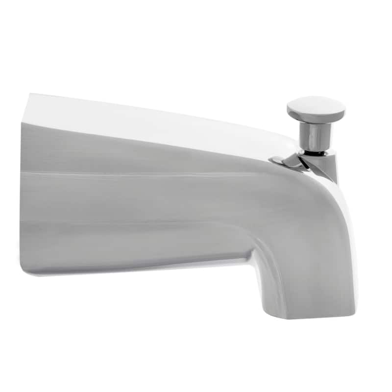 SAFAVIEH Solea Allene Round Bathtub And Shower Faucet Set with Single Lever Handle - Chrome - 6Wx9Dx13H