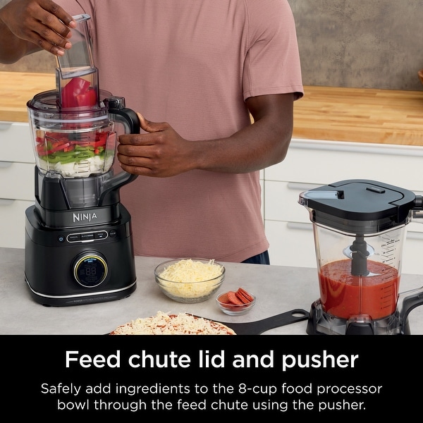 Ninja TB401 Detect Kitchen System Power Blender Processor Pro with BlendSense Technology Black