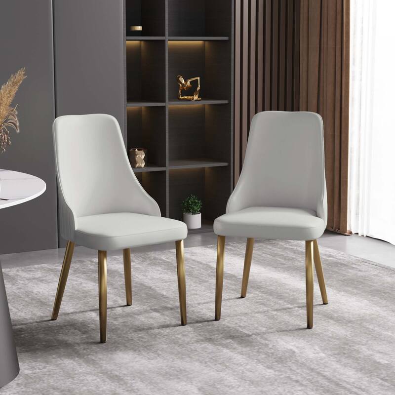 Pu Sponge-Filled Dining Chair(Set Of 2)