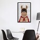 preview thumbnail 13 of 13, iCanvas "Super Llama" by Fab Funky Framed
