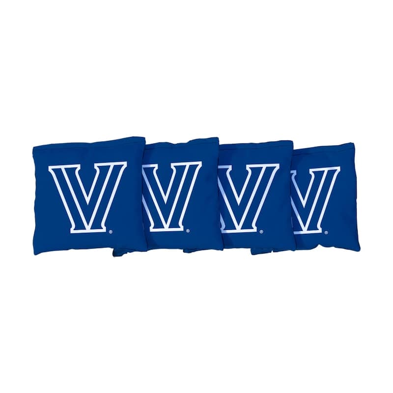 Villanova Wildcats Dark Blue Cornhole Bags - All-Weather Resin Filled