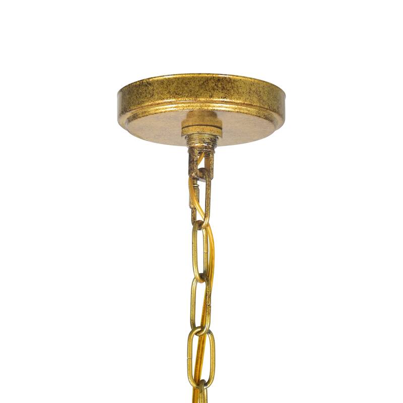 Electra 4 Light Up Chandelier With Oxidized Bronze Finish - Oxidized Bronze