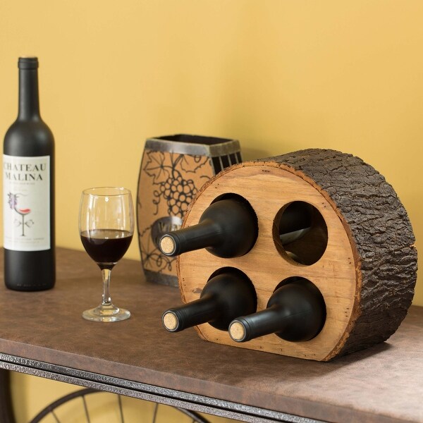 Round shop wine rack