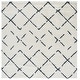 preview thumbnail 107 of 154, SAFAVIEH Arizona Shag Nevada 1.2-inch Thick Rug 6'7" Square - Ivory/Slate