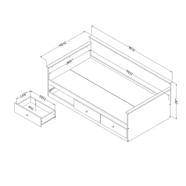 South Shore Plenny Daybed with Storage