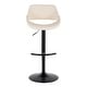 preview thumbnail 116 of 144, Silver Orchid Svellingen Adjustable Bar Stool with Rounded T Footrest - Set of 2