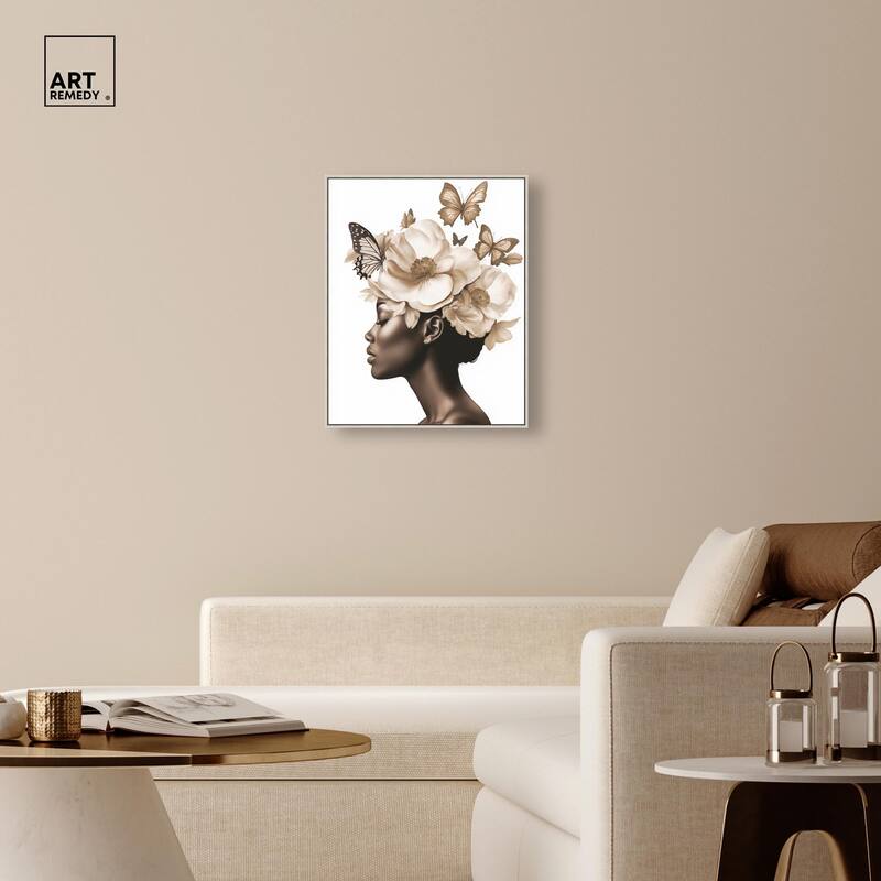 In Her Thoughts I Canvas by Art Remedy