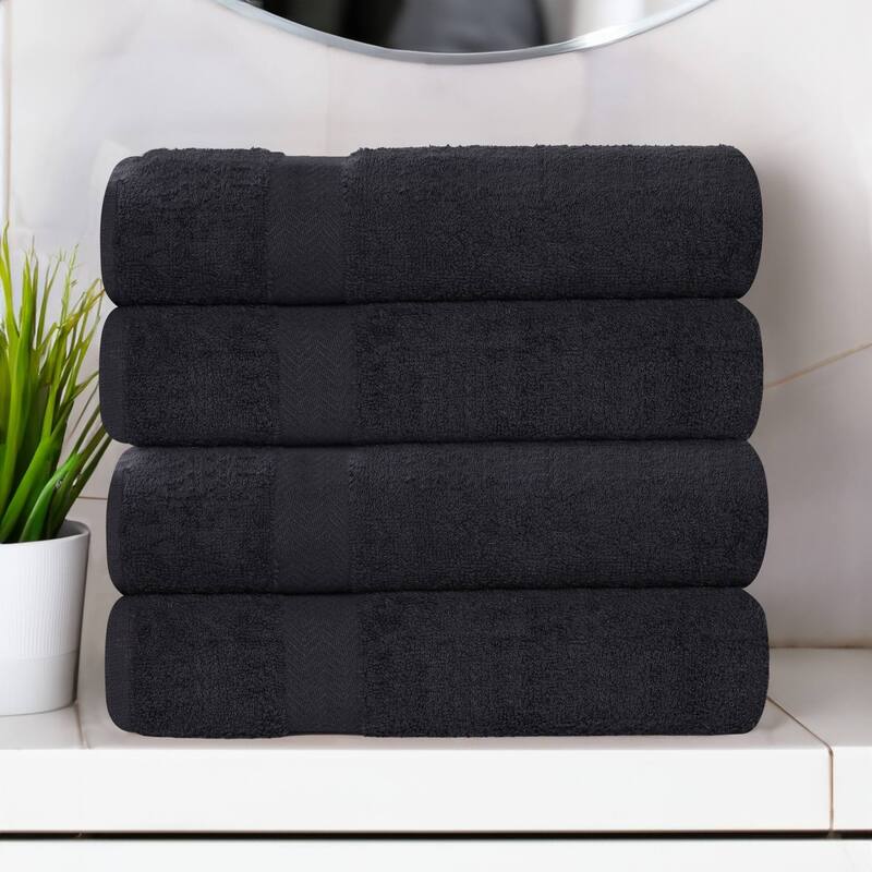 Superior Franklin Cotton Lightweight Bath Towel Set of 4