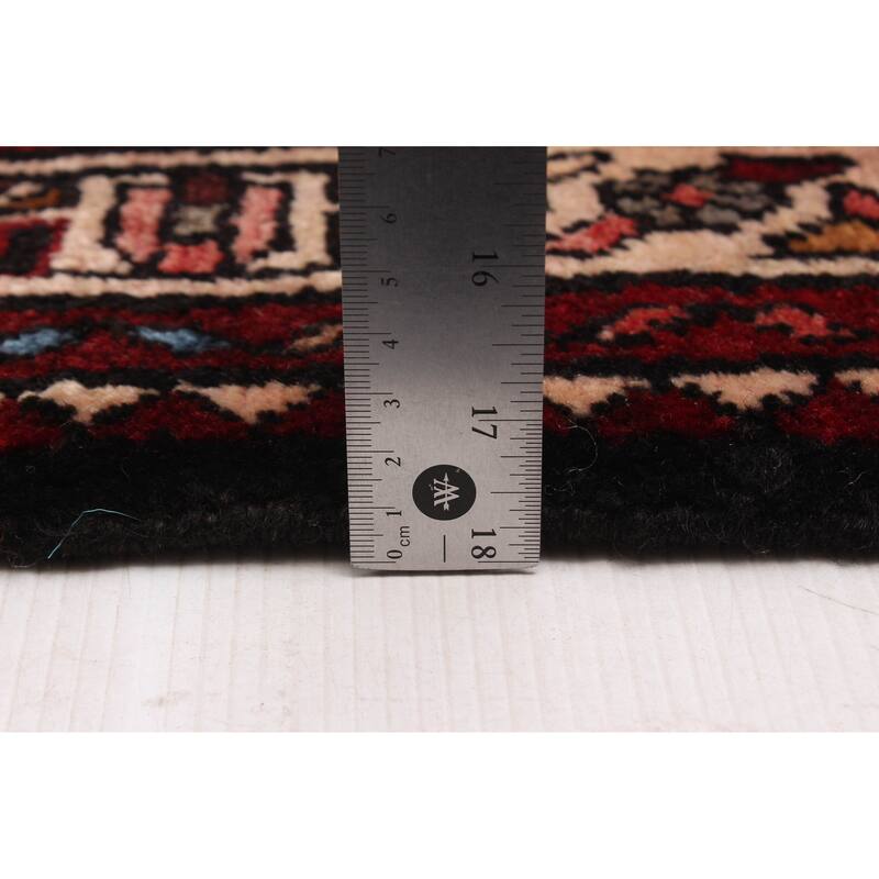 ECARPETGALLERY Hand-knotted Andelz Dark Navy Wool Rug - 3'5 x 10'6