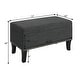 preview thumbnail 32 of 42, Convenience Concepts Designs4Comfort Winslow Storage Ottoman Bench