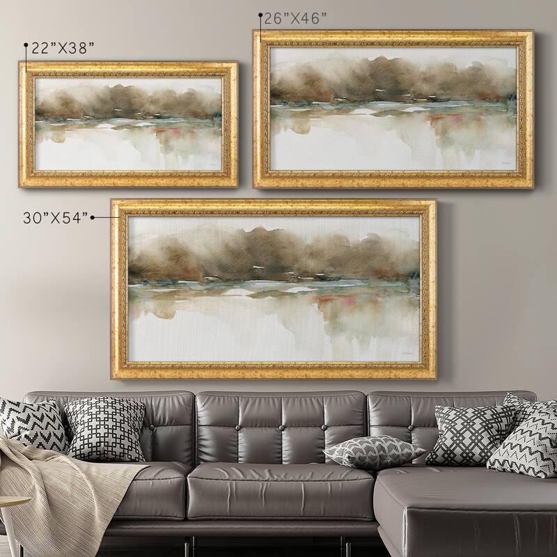 Softer Reflections Premium Framed Canvas- Ready to Hang