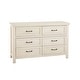 preview thumbnail 2 of 2, Westfield 6-Drawer Dresser Brushed White