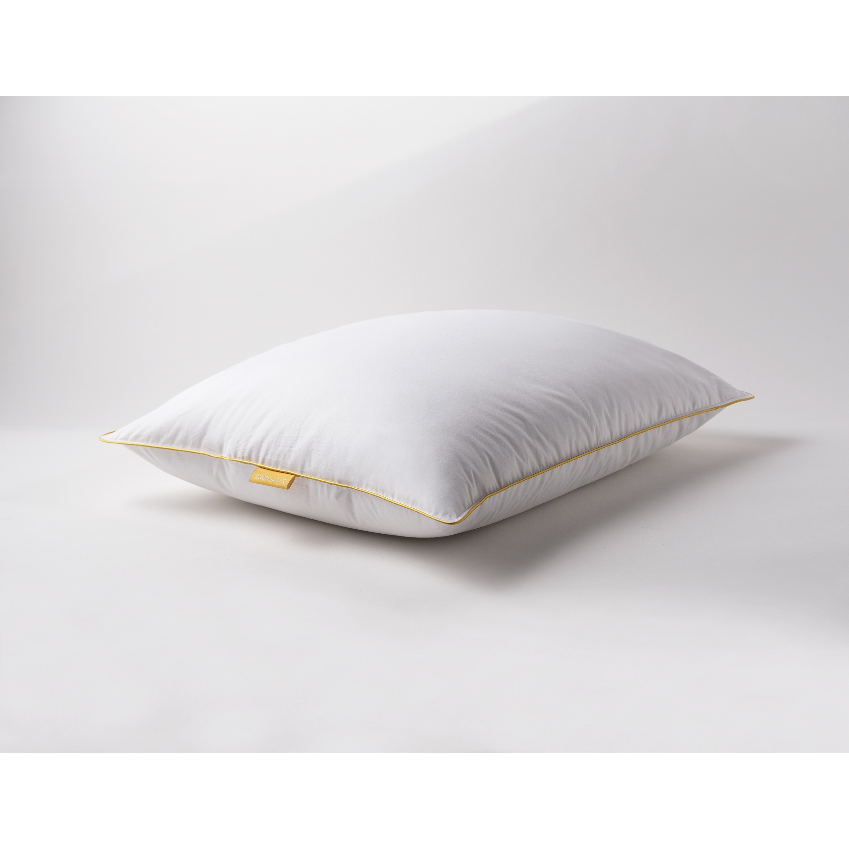 Simmons Microfiber Down proof Prime Feather Pillow White