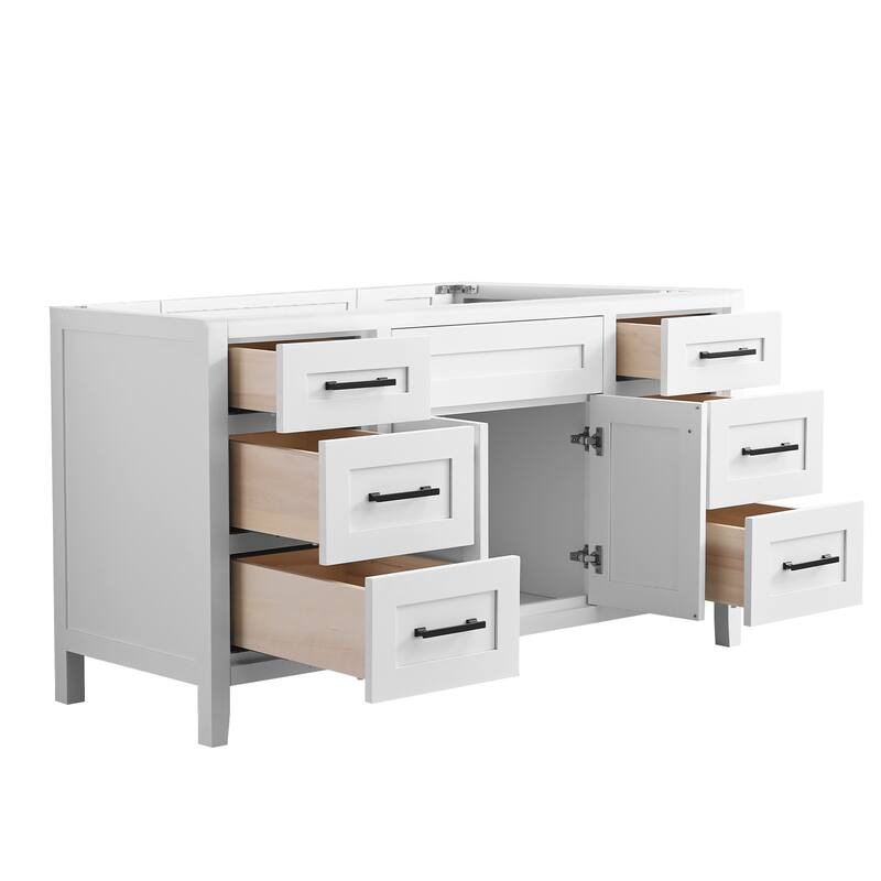 Nephelily 48" 60" 72" Bathoom Vanity Base Only, Easy-to-Install