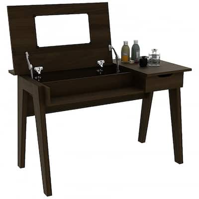 Dressing Table with Flip Mirror and Storage Drawer - 48” x 23.5” x 29.5” (L x W x H)