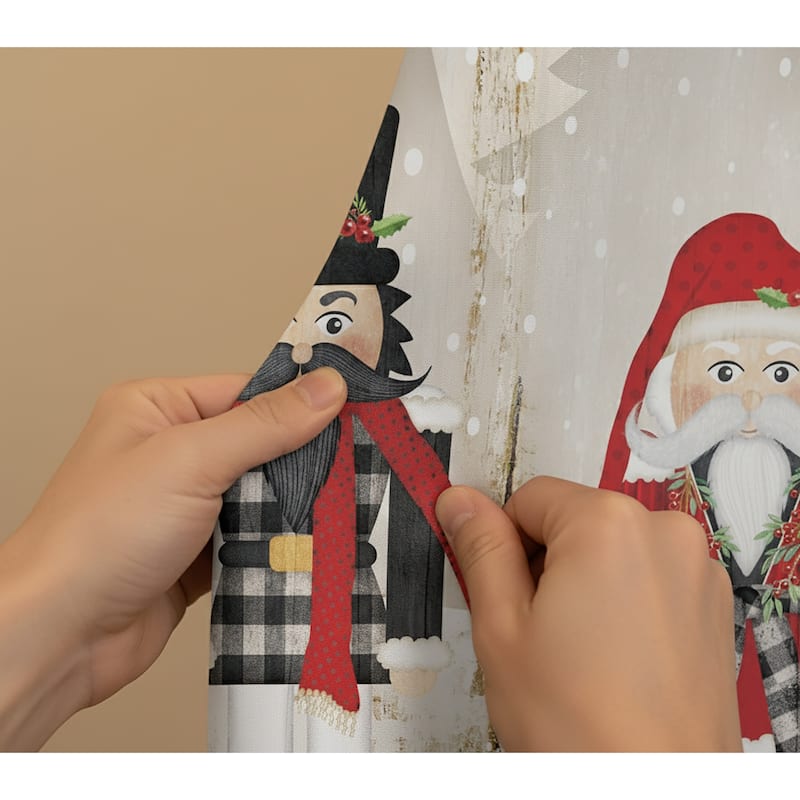 Nutcracker Christmas Shower Curtain