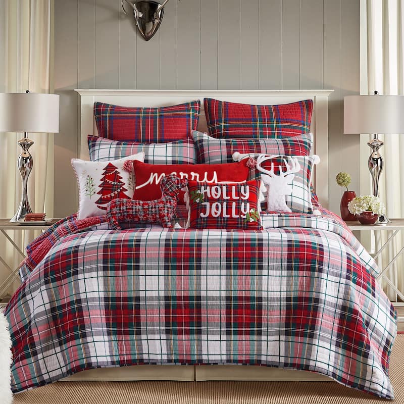 Thatch Home Spencer Plaid Full/Queen Quilt - Levtex Home - Twin - Twin XL