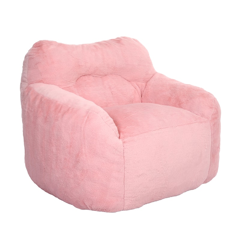 Bean Bag Chair, Bean Bag Sofa Chair with Armrests Stuffed High-Density Foam, Lazy Sofa Comfy Chairs BeanBag Chair