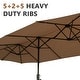 preview thumbnail 4 of 4, Ainfox 13Ft Large Outdoor Patio Umbrella with Crank With Base