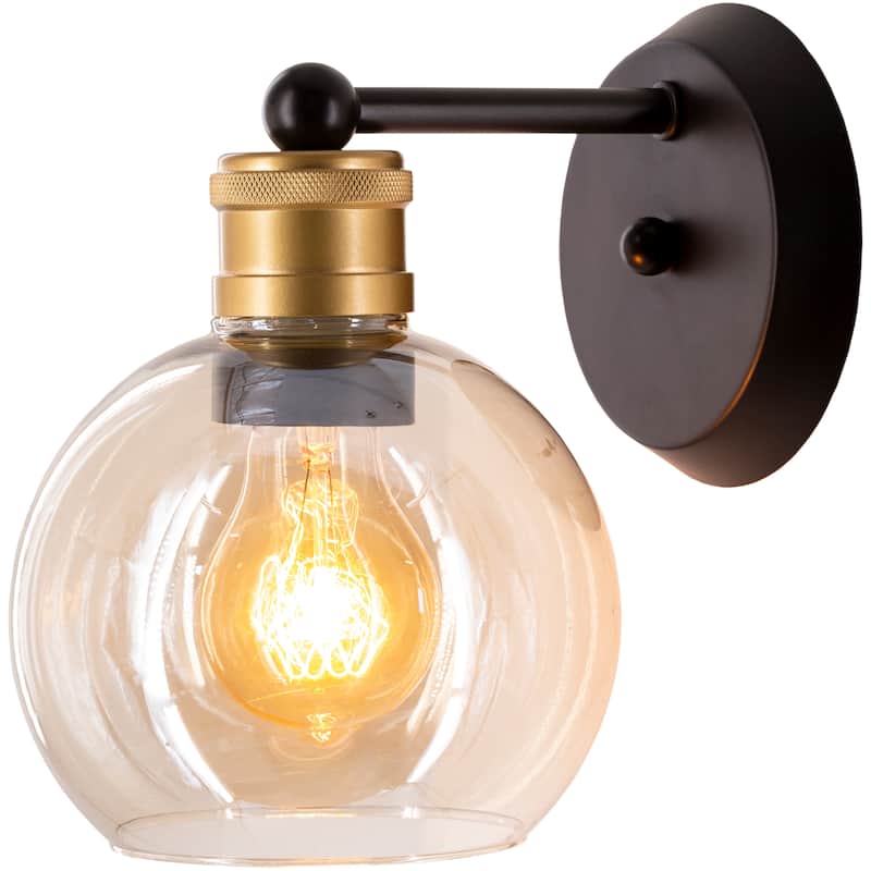 Livabliss Carson Vintage Globe 1-light Wall Sconce