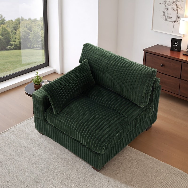 Cotton Flannel corner Sofa Armless Modular Sectional Sofa Seamless Combination