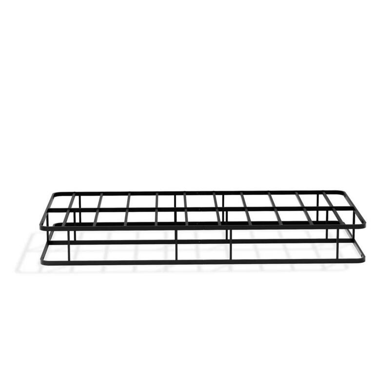 Twin Bed Frame Metal - Sturdy Black Bed Frame with Headboard & Footboard - Modern Bedroom Furniture