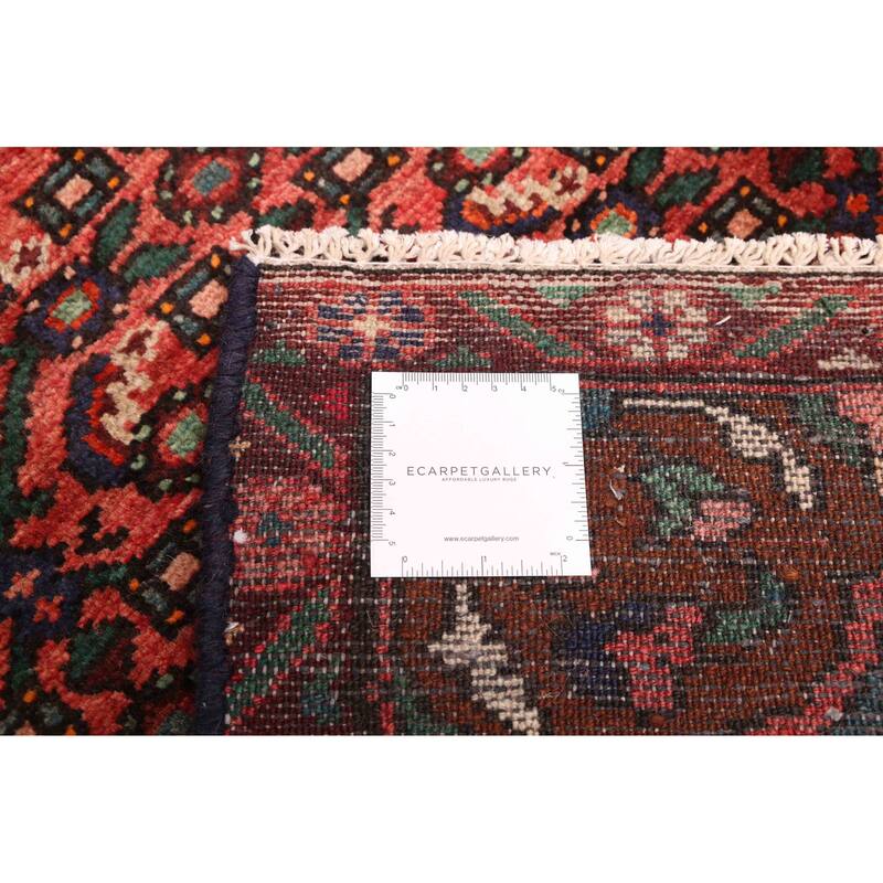 ECARPETGALLERY Hand-knotted Andelz Red Wool Rug - 3'1 x 9'5