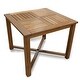 preview thumbnail 1 of 1, Square Teak Dining Table - 36" Sq. x 29" H