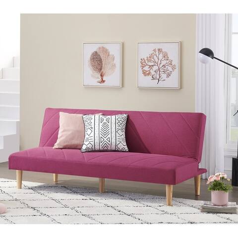 65.3" Wide Sofa Bed with Wooden Legs for Living Room