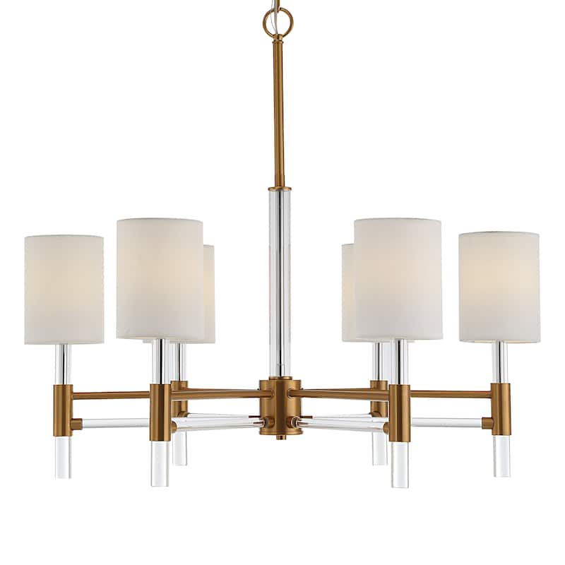 Uttermost Welkin 6 Light Modern Chandelier - 30"W x 27.75"H x 30"D