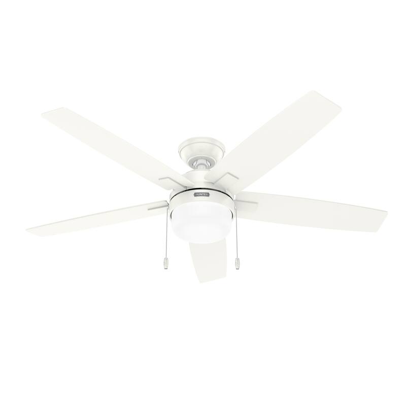 Hunter Anisten Ceiling Fan with LED Light Kit and Pull Chain - Casual Modern Contemporary - ENERGY STAR