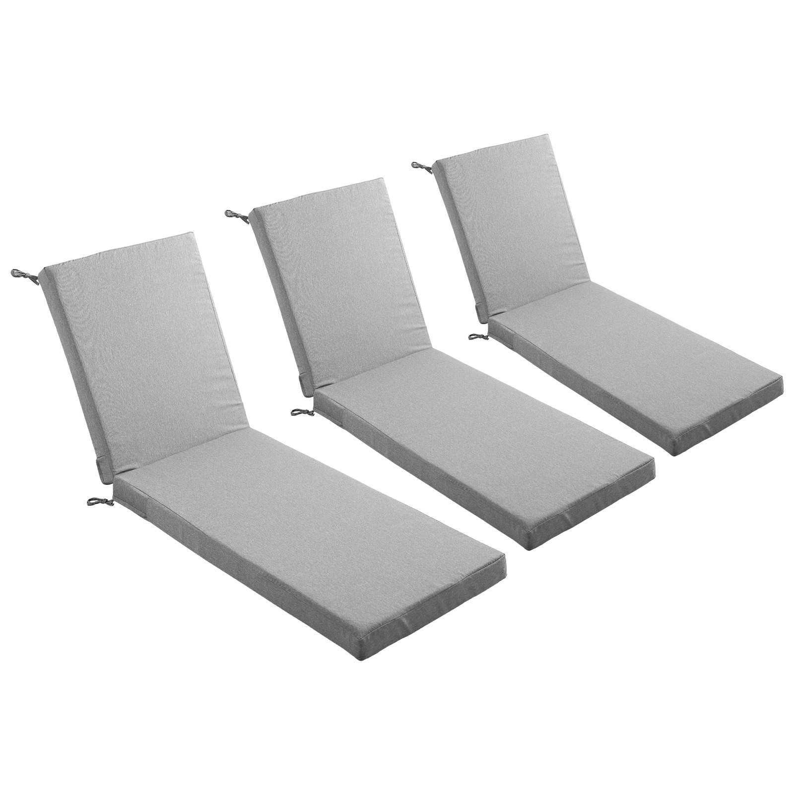 Meyreso 22.4 in W x 71.9 in L x 3.5 in Thickness Outdoor Chaise Lounge Replacement Cushion