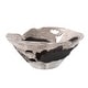 preview thumbnail 1 of 6, Allan Andrews Contemporary Nickel and Black Bowl, Small