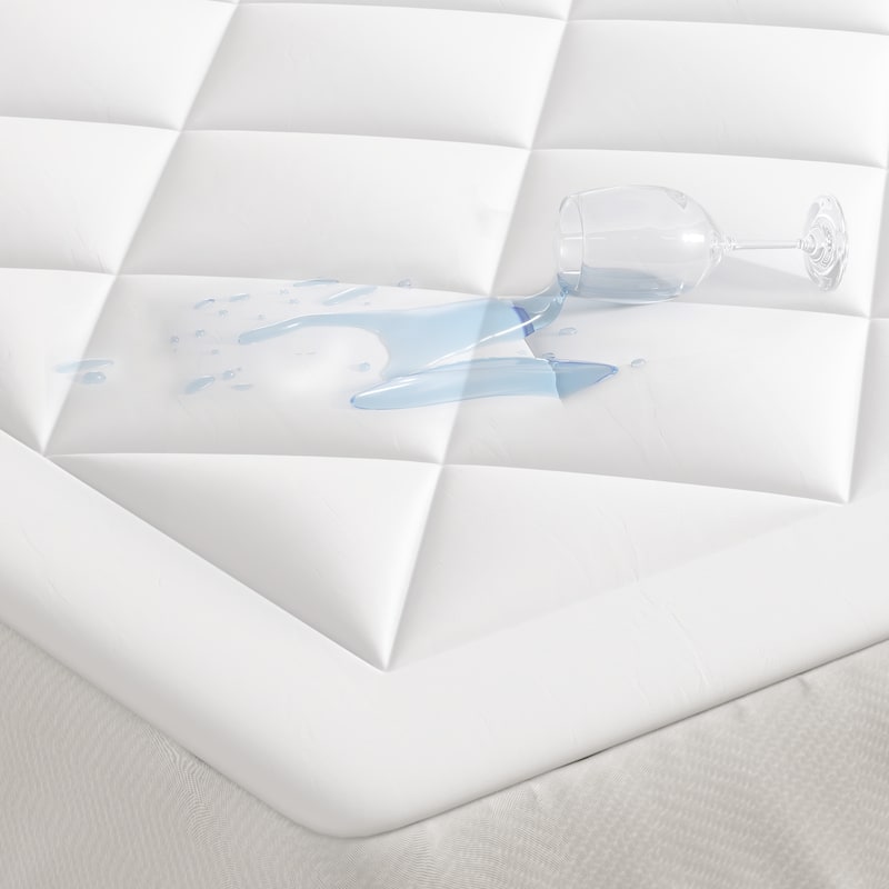 Madison Park Amity Waterproof Sofa Bed Mattress Pad - White