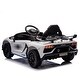 preview thumbnail 8 of 7, 12V Kids Ride On Car with Parents Remote Control, Licensed Lamborghini Aventador Xago, Early Education, Bluetooth,LED Lights