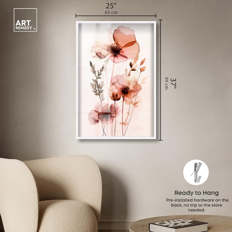 Petal Dye II Shadowbox by Art Remedy