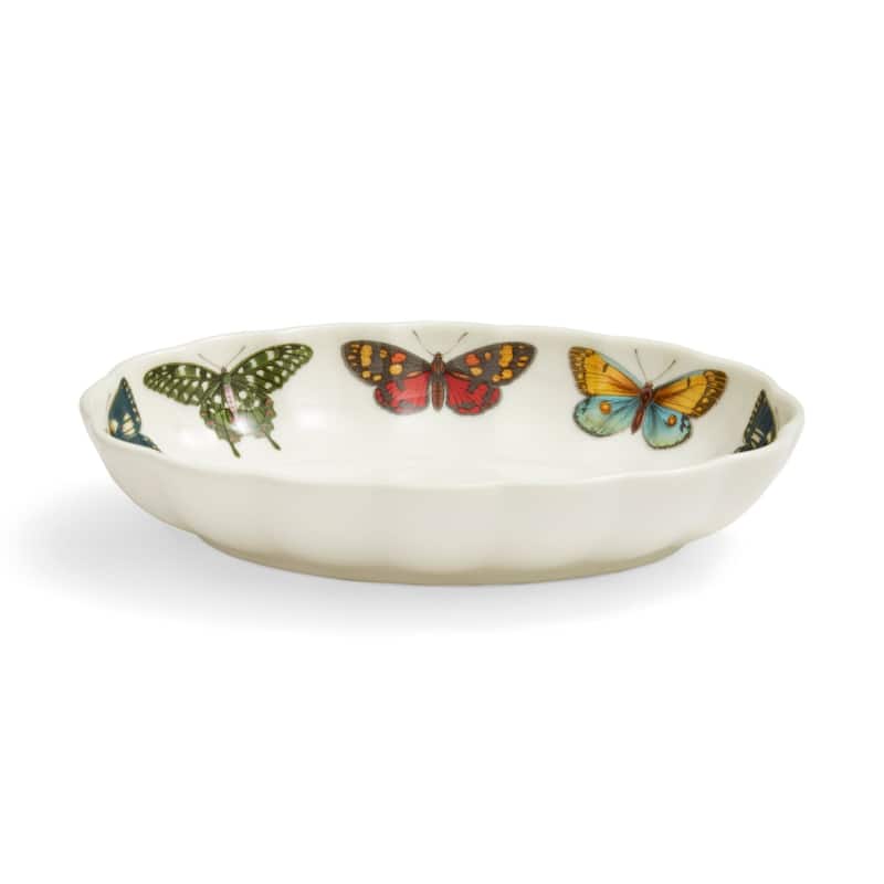 Portmeirion Botanic Garden Harmony Accents Oval Fluted Dish - 6 in