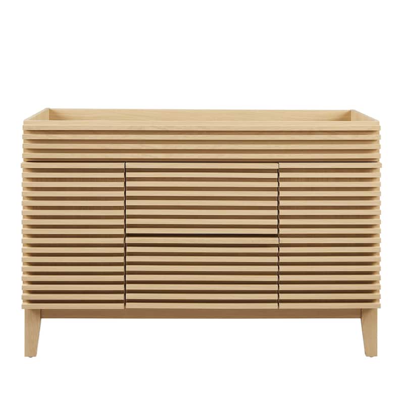 Render 48" Single Sink Compatible (Not Included) Bathroom Vanity Cabinet